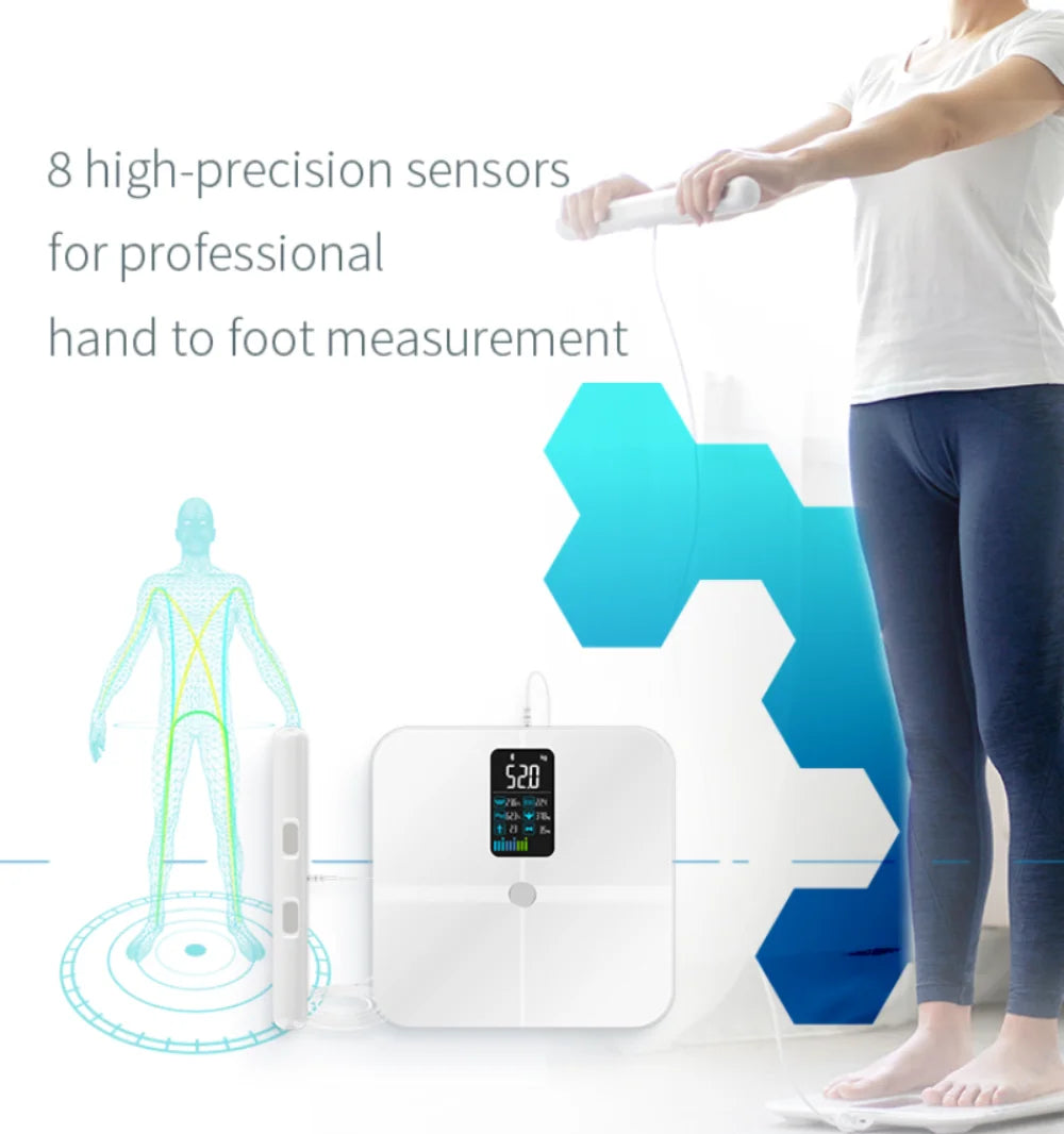 Smart Bioimpedance Scale 2023 New Highly Accurate Digital Di